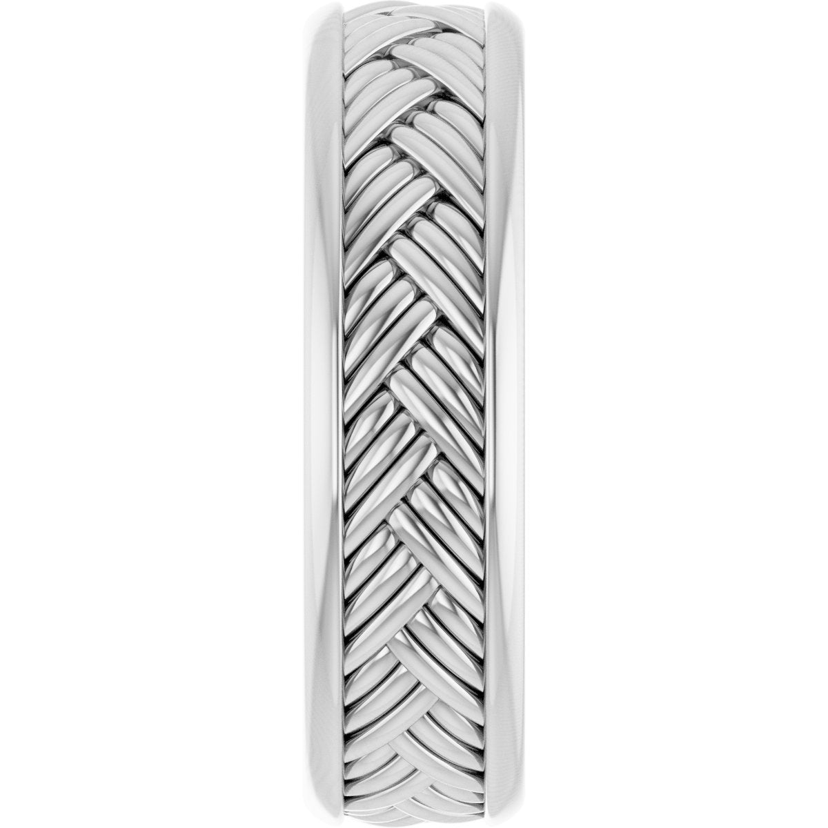 Woven-Design Flat Band