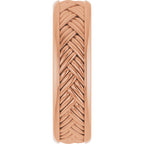 Woven-Design Flat Band