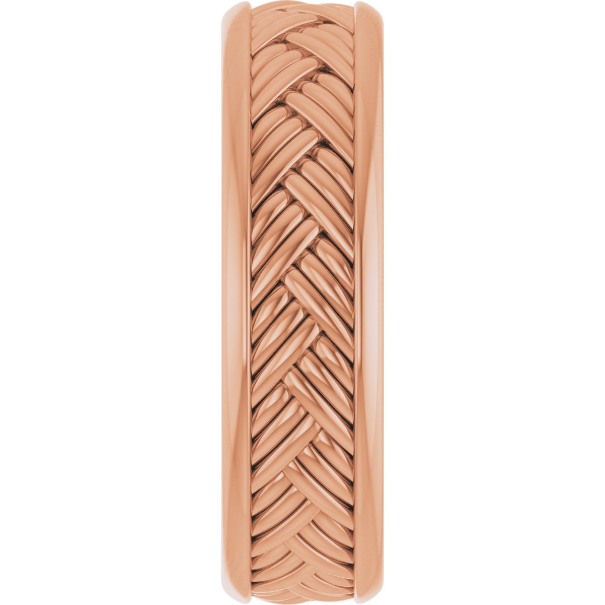 Woven-Design Flat Band