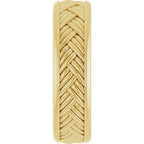 Woven-Design Flat Band