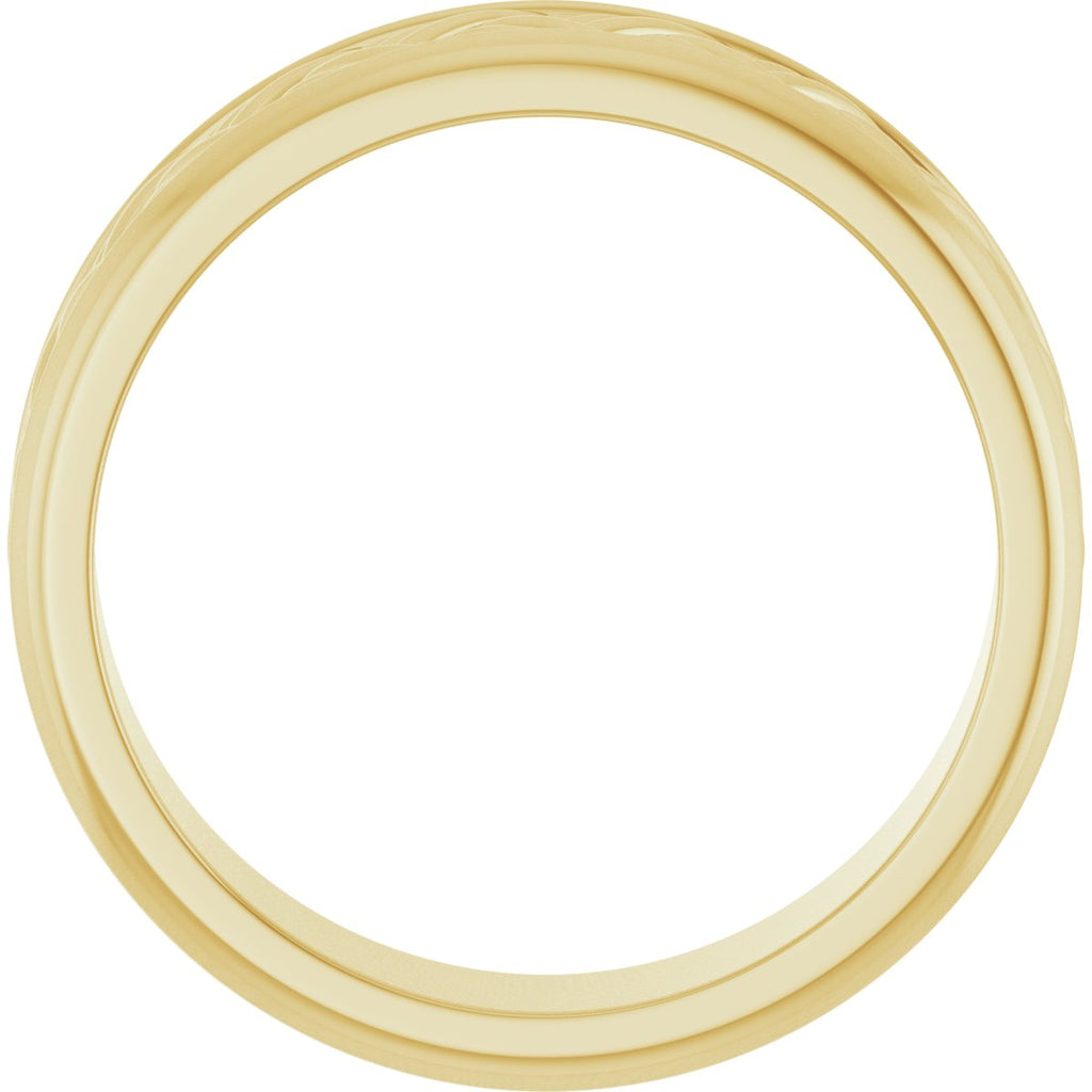 Woven-Design Flat Band
