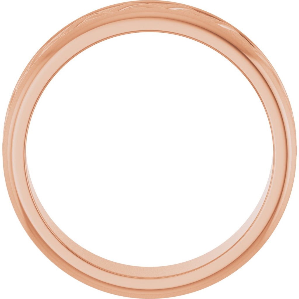 Woven-Design Flat Band