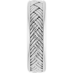 Woven-Design Flat Band