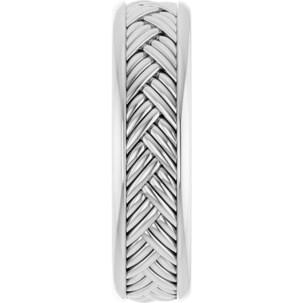 Woven-Design Flat Band