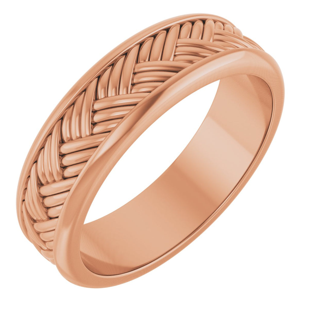 Woven-Design Flat Band