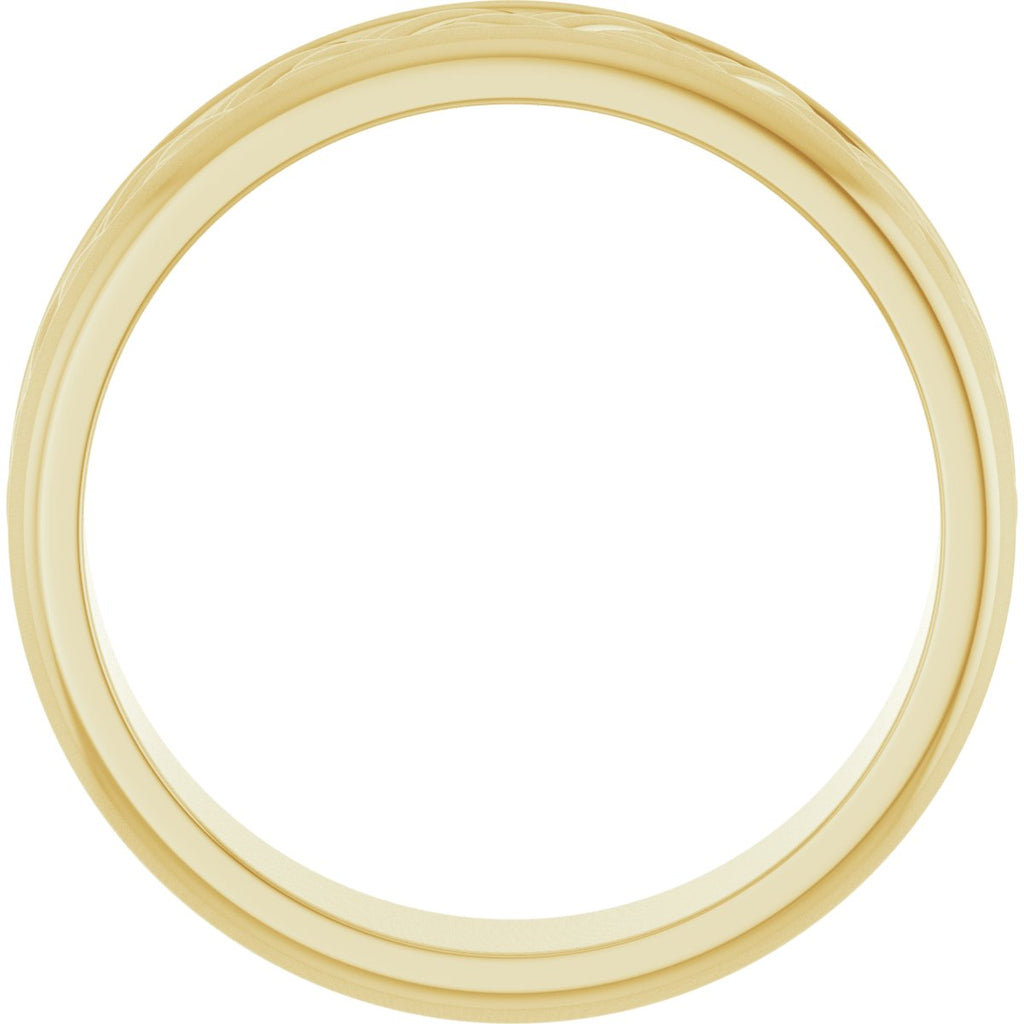 Woven-Design Flat Band