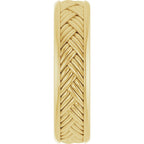 Woven-Design Flat Band