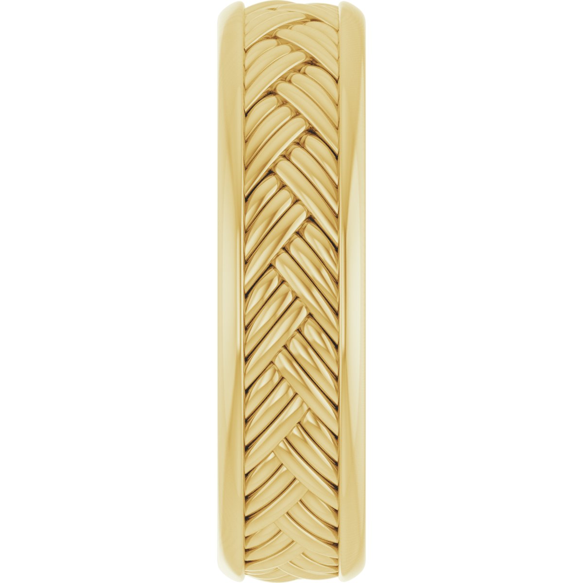Woven-Design Flat Band
