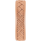 Woven-Design Flat Band