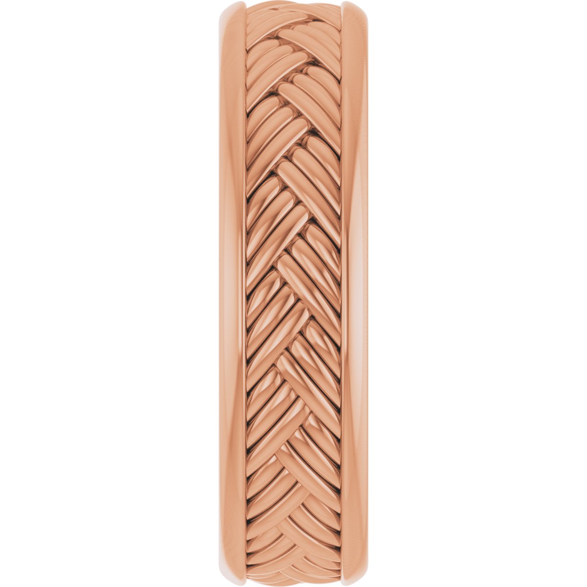 Woven-Design Flat Band