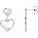 Accented Heart Earrings