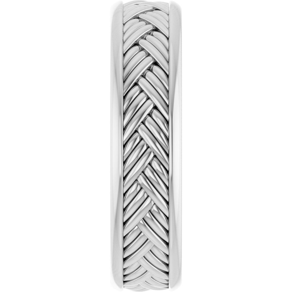 Woven-Design Flat Band