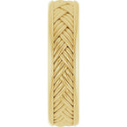 Woven-Design Flat Band