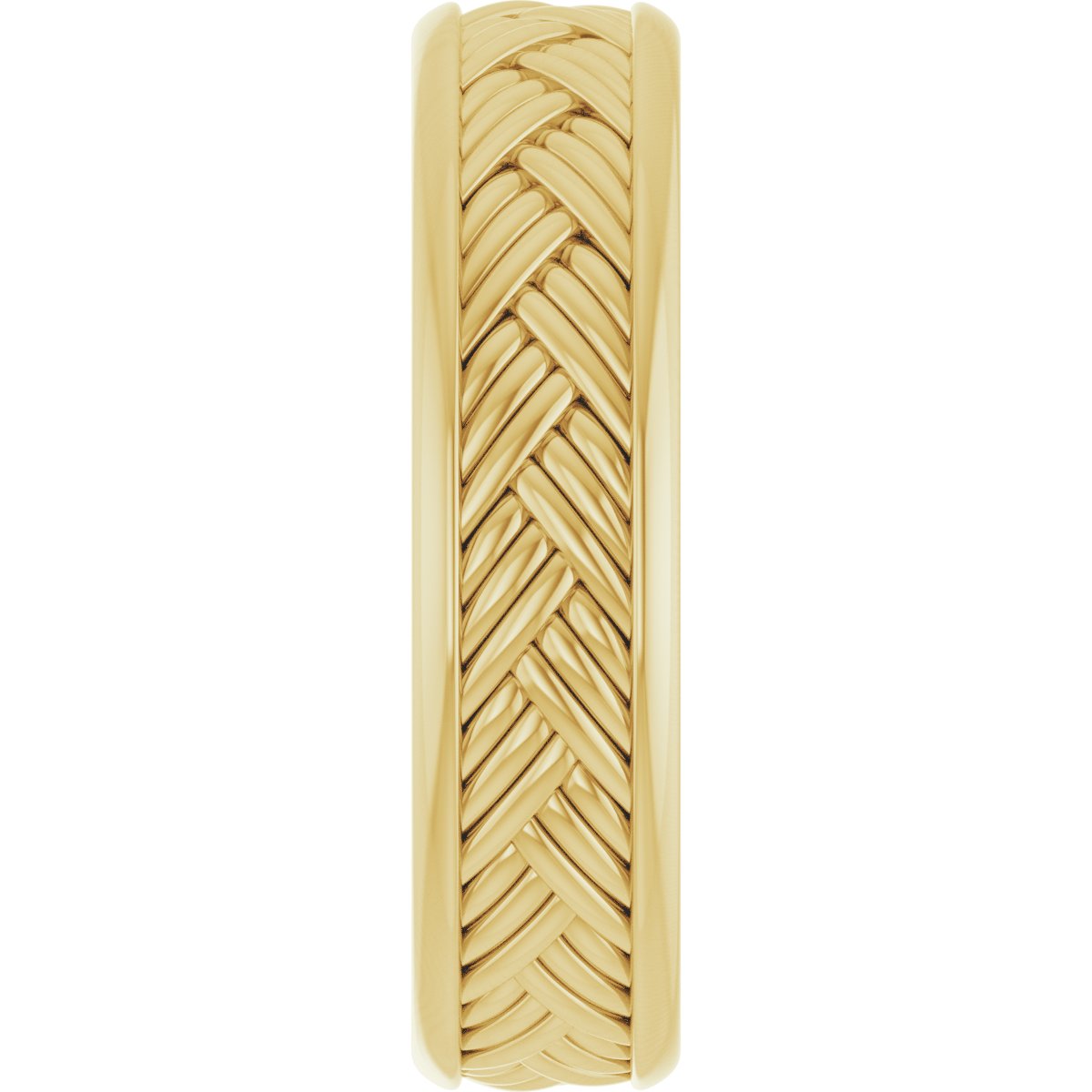 Woven-Design Flat Band