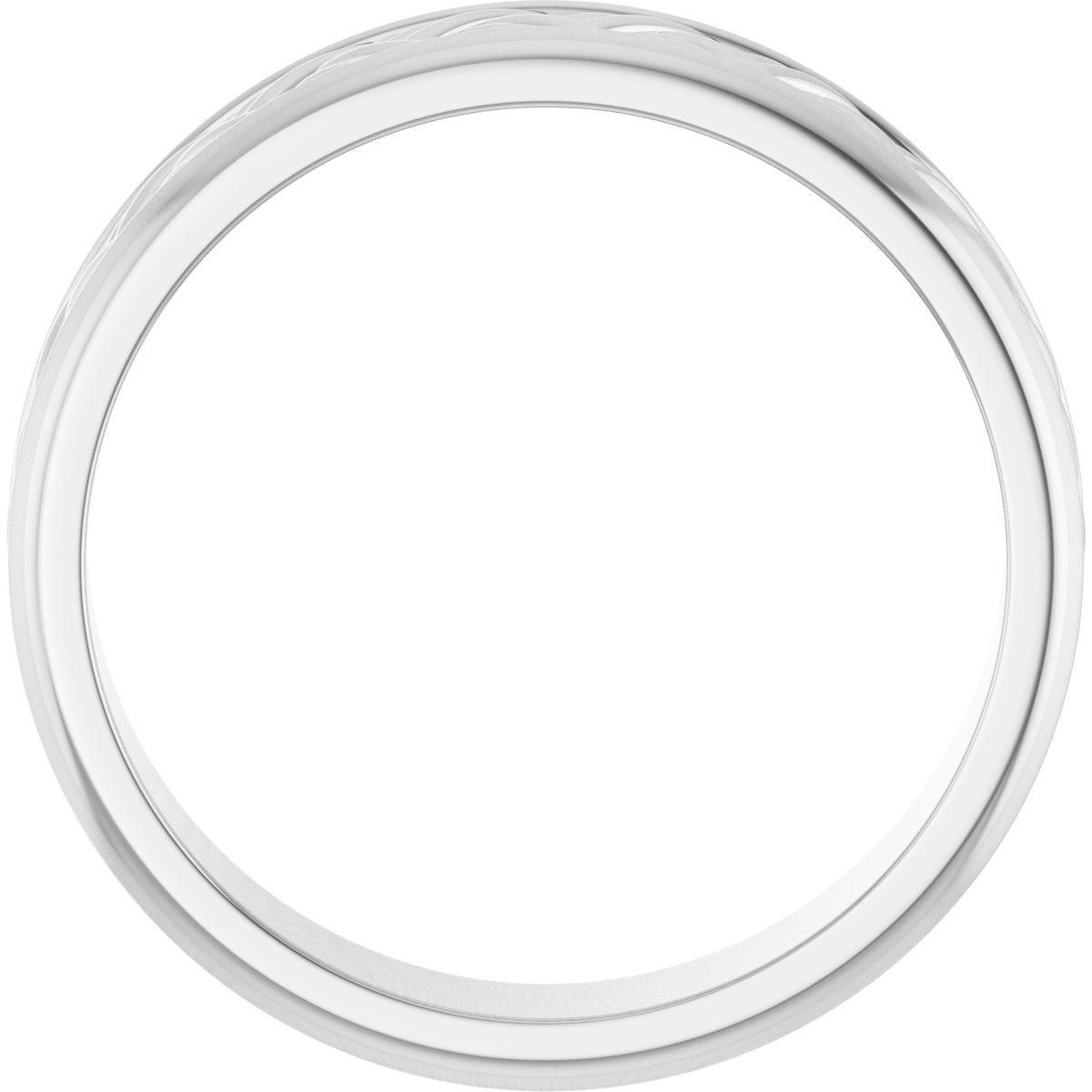 Woven-Design Flat Band