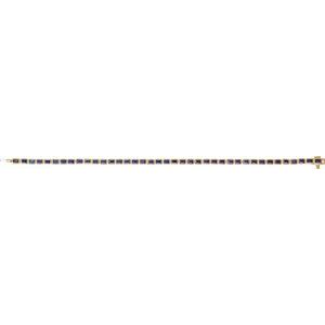 Bezel-Set Line Bracelet