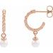 Pearl Hoop Earrings