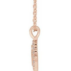 Engravable Accented Necklace or Pendant