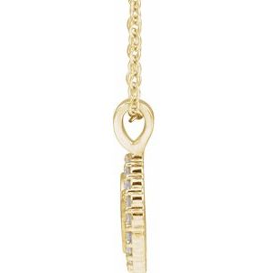 Engravable Accented Necklace or Pendant