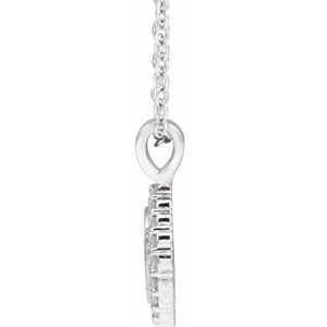 Engravable Accented Necklace or Pendant