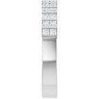 Channel-Set Double Row Anniversary Band