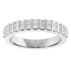 Channel-Set Double Row Anniversary Band