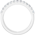 Channel-Set Double Row Anniversary Band