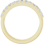 Channel-Set Double Row Anniversary Band