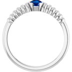 Half-Bezel Solitaire Ring