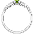 Half-Bezel Solitaire Ring