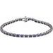 Bezel-Set Line Bracelet