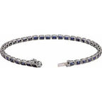 Bezel-Set Line Bracelet