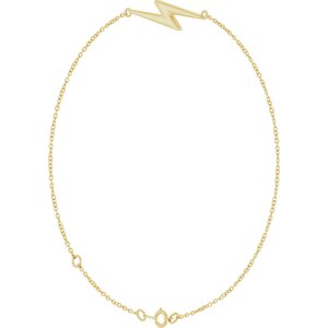 Lightning Bolt Link Bracelet
