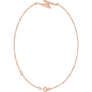 Lightning Bolt Link Bracelet