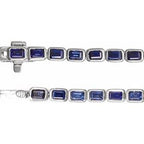 Bezel-Set Line Bracelet