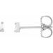 Tapered Baguette Channel-Set Stud Earrings