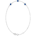 Bezel-Set Link Bracelet