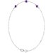 Bezel-Set Link Bracelet