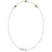 Bezel-Set Link Bracelet