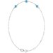 Bezel-Set Link Bracelet