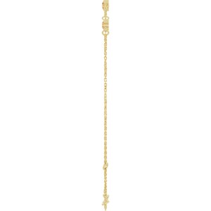 Bezel-Set Link Bracelet