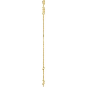 Bezel-Set Link Bracelet