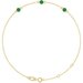 Bezel-Set Link Bracelet