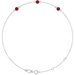 Bezel-Set Link Bracelet