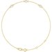 Bezel-Set Link Bracelet