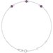 Bezel-Set Link Bracelet