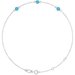 Bezel-Set Link Bracelet