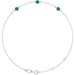 Bezel-Set Link Bracelet