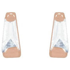 Tapered Baguette Channel-Set Stud Earrings