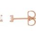 Tapered Baguette Channel-Set Stud Earrings